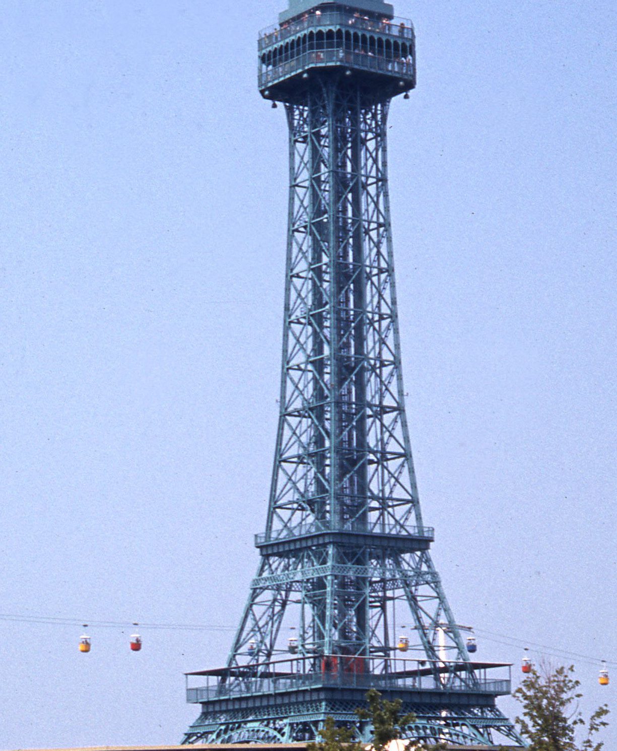 King's Island's Eiffel Tower Replica - Taken in 1972